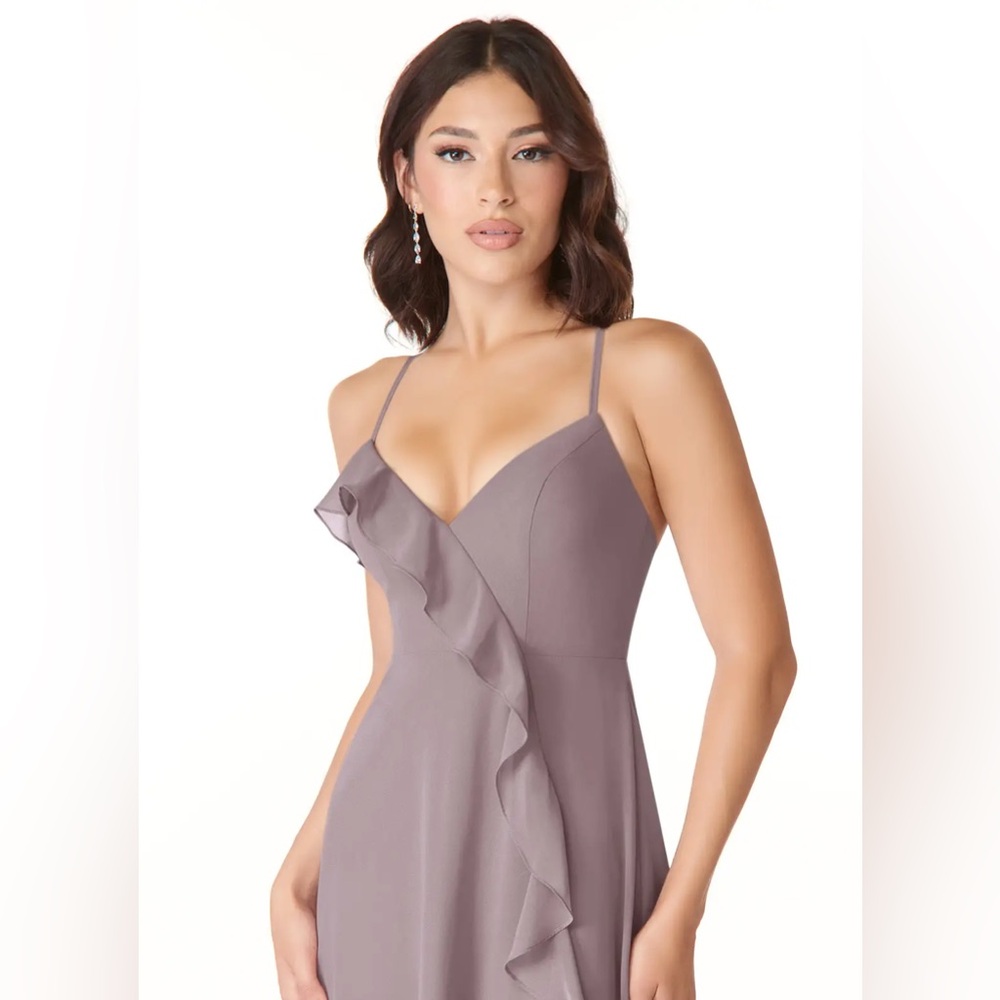 Azazie Tarni Bridesmaid Dress in Dusk - Picture 3 of 5
